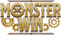 Logo MonsterWin Casino w stylu steampunk